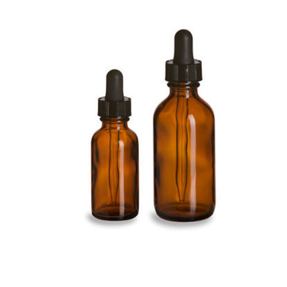 Picture of Amber Glass Dropper Bottles