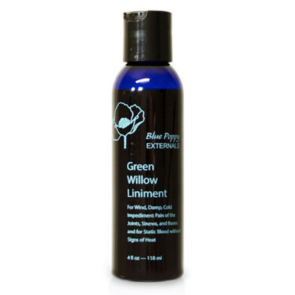 Picture of Green Willow Liniment 4 oz, Blue Poppy