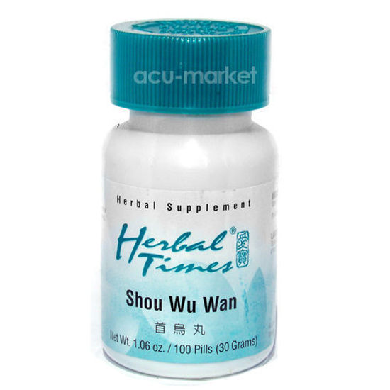 Picture of Shou Wu Wan, Herbal Times®                                  