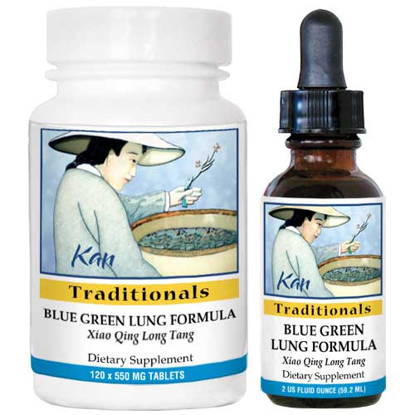 Picture of Blue Green Lung Clearing Formula by Kan                     