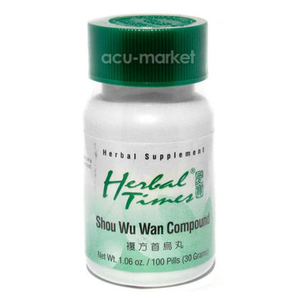Picture of Shou Wu Wan Compound, Herbal Times®                         