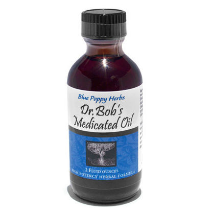 Picture of Dr. Bob's Medicated Oil 2oz, Blue Poppy