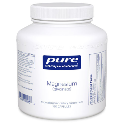 Picture of Magnesium (glycinate) 120mg by Pure Encapsulations          