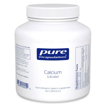 Picture of Calcium (citrate) 180's, Pure Encapsulations                
