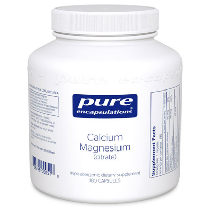 Picture of Calcium/Magnesium (citrate) 180's, Pure Encapsulations