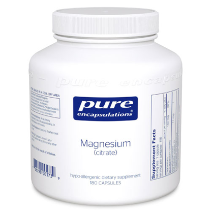 Picture of Magnesium (citrate) 180's, Pure Encapsulations