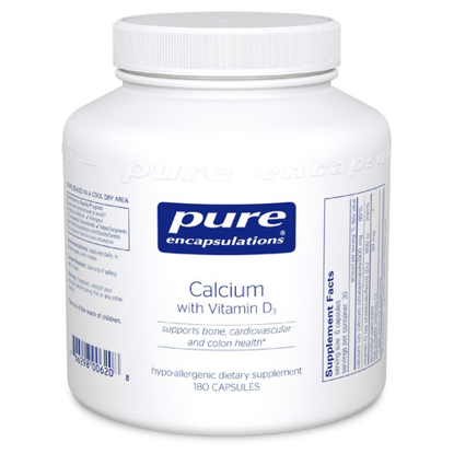Picture of Calcium with Vitamin D3 180's, Pure Encapsulations