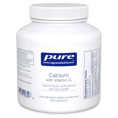 Picture of Calcium with Vitamin D3 180's, Pure Encapsulations          