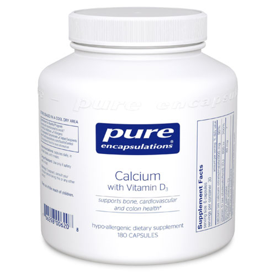 Picture of Calcium with Vitamin D3 180's, Pure Encapsulations          