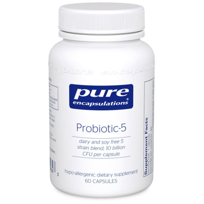 Picture of Probiotic 5 (dairy free) 60's, Pure Encapsulations          