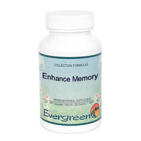 Picture of Enhance Memory - Evergreen Caps 100ct                       