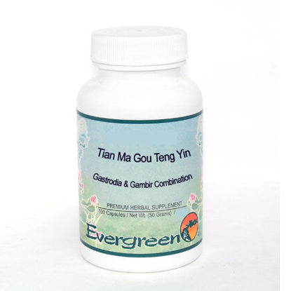 Picture of Tian Ma Gou Teng Yin Evergreen Capsules 100's               