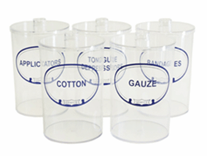 Picture of Plastic Sundry Jar Set 5pc