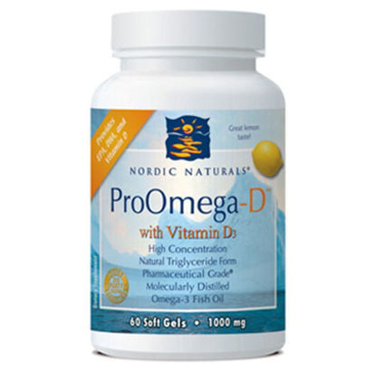 Picture of Nordic Pro Omega D 60ct Lemon Flavor