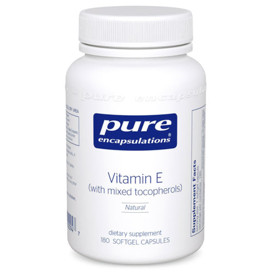 Picture of Vitamin E (with mixed tocopherols) 180's, Pure Encapsulation