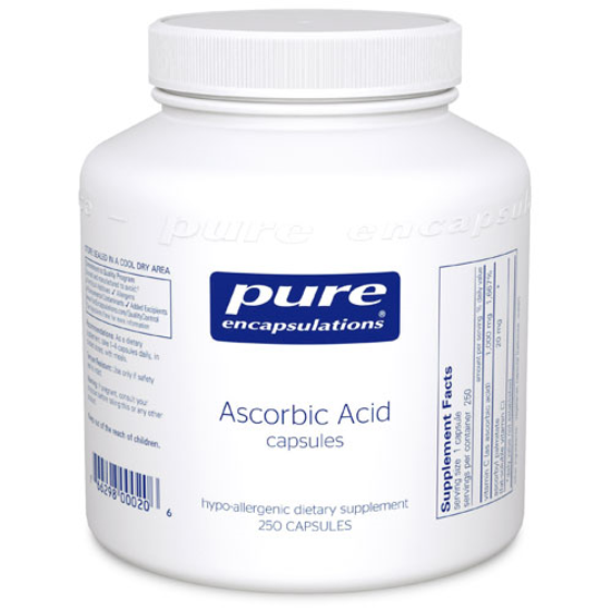 Picture of Pure Ascorbic Acid 250's, Pure Encapsulations