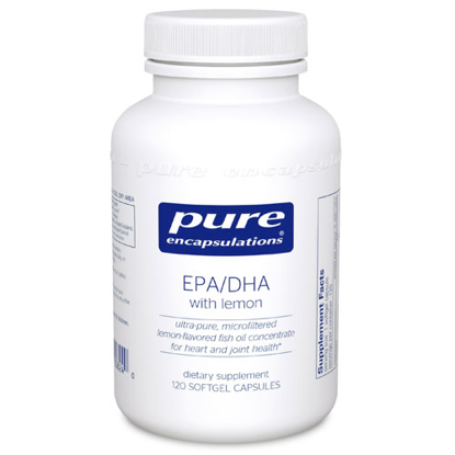 Picture of EPA/DHA with lemon 120's, Pure Encapsulations