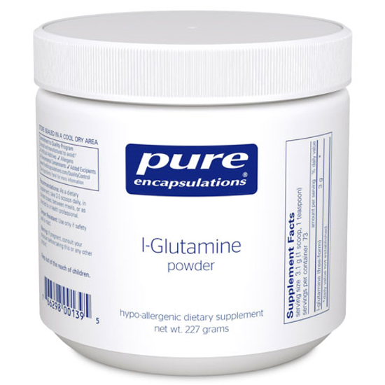 Picture of L Glutamine Powder, Pure Encapsulations 227g                