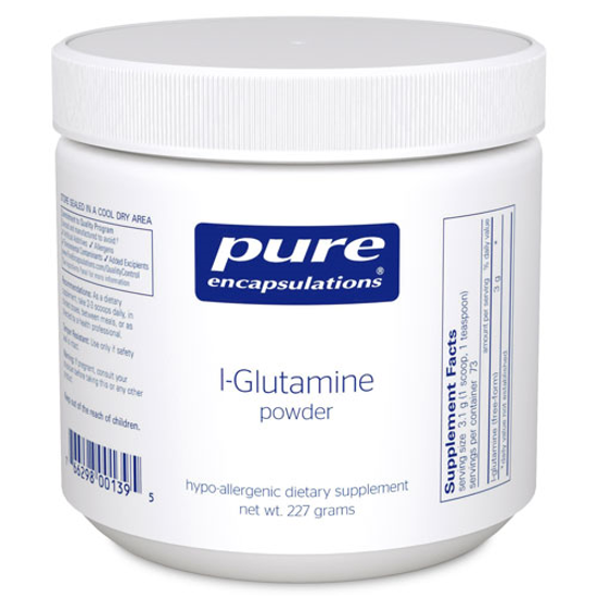 Picture of L Glutamine Powder, Pure Encapsulations 227g