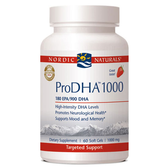 Picture of Nordic Pro DHA 1000 Strawberry 60ct                         