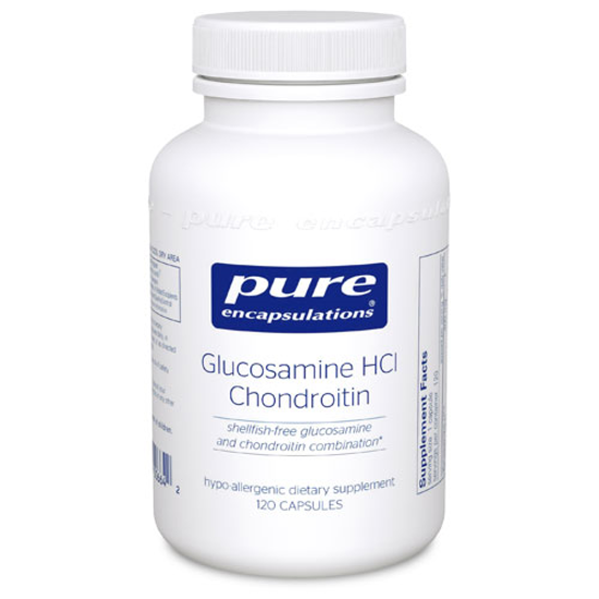 Picture of Glucosamine HCI + Chondroitin 120's, Pure Encapsulations    