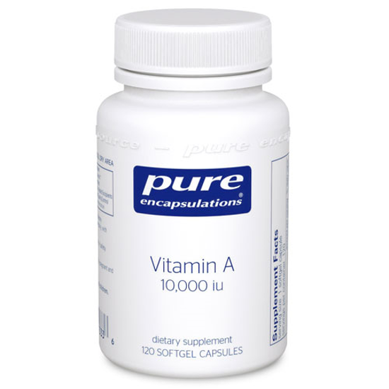 Picture of Vitamin A 10,000 iu 120 ct., Pure Encapsulations            