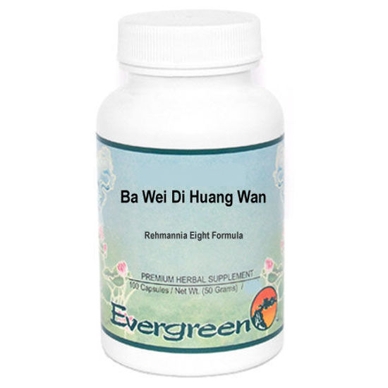 Picture of Ba Wei Di Huang Wan Evergreen Capsules 100's                