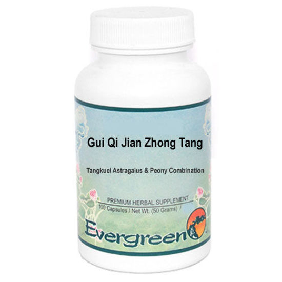 Picture of Gui Qi Jian Zhong Tang Evergreen Capsules 100's             