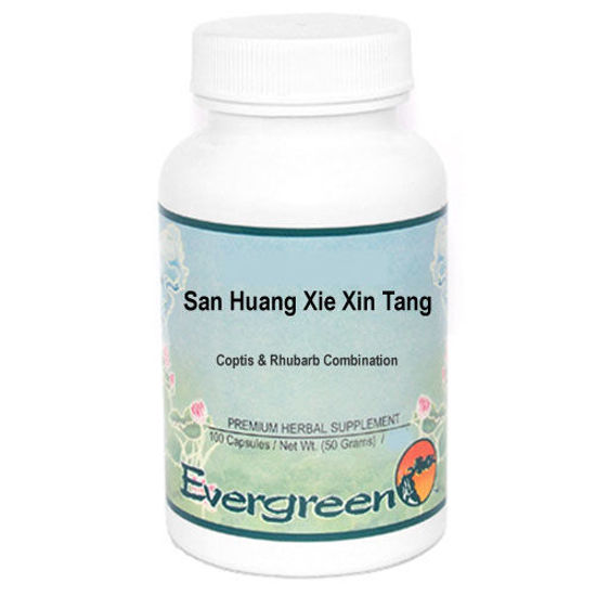 Picture of San Huang Xie Xin Tang Evergreen Capsules 100's             