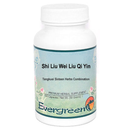 Picture of Shi Liu Wei Liu Qi Yin Evergreen Capsules 100's             