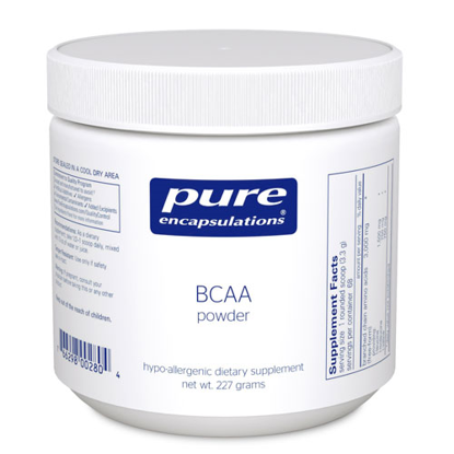 Picture of BCAA (Branched Chain Amino Acids) Powder 227 g., Pure Encap.