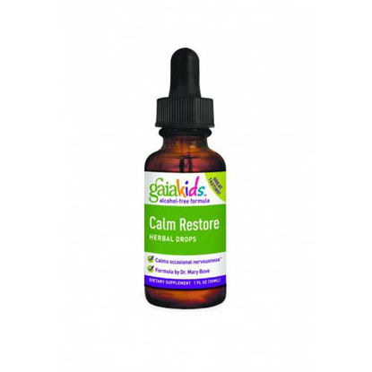 Picture of Calm Restore Herbal Drops By Gaia Kids                      