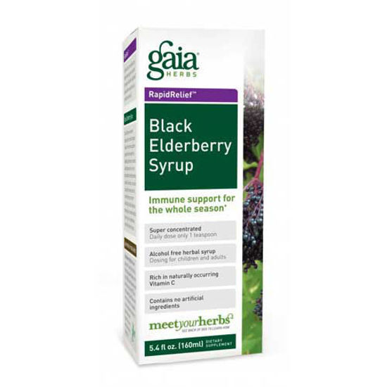 Picture of Black Elderberry Syrup by Gaia Liquids