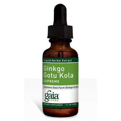 Picture of Ginkgo Gotu Kola Supreme by Gaia Liquids                    