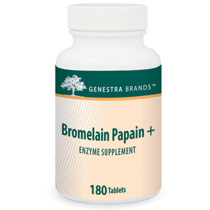 Picture of Bromelain Papain + 180 Tablets, Genestra