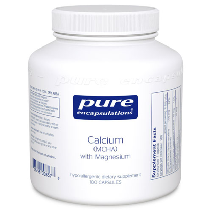 Picture of Calcium (MCHA) with Magnesium 180's, Pure Encapsulations