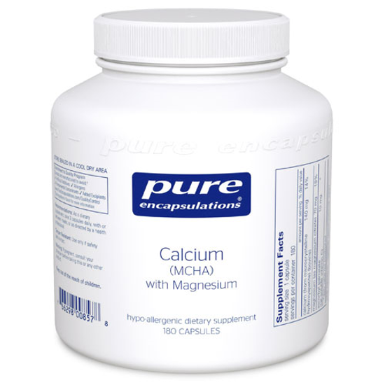 Picture of Calcium (MCHA) with Magnesium 180's, Pure Encapsulations    