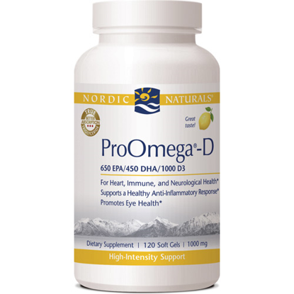 Picture of Nordic Pro Omega D 120 ct. Lemon Flavor                     