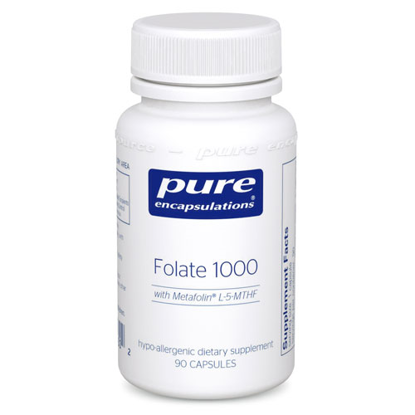 Picture of Folate 1000 90's, Pure Encapsualtions