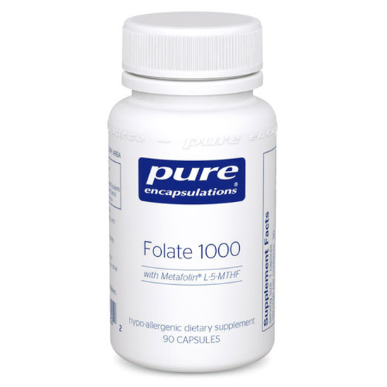 Picture of Folate 1000 90's, Pure Encapsualtions