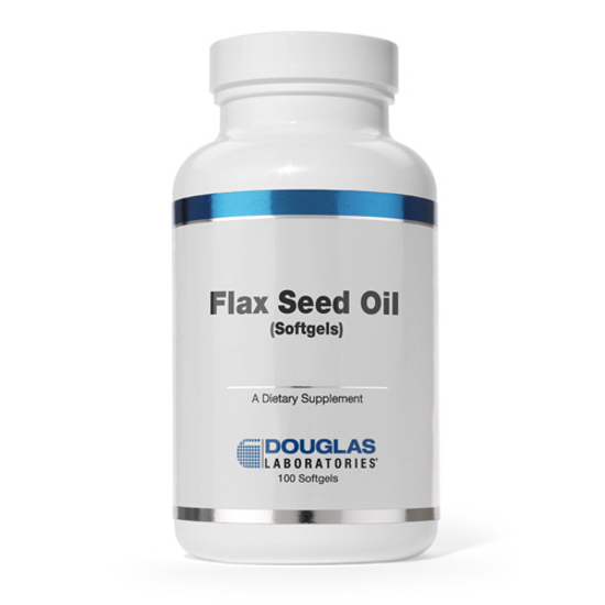 Picture of Flax Seed Oil (1000 mg) 100 Softgels, Douglas Laboratories  