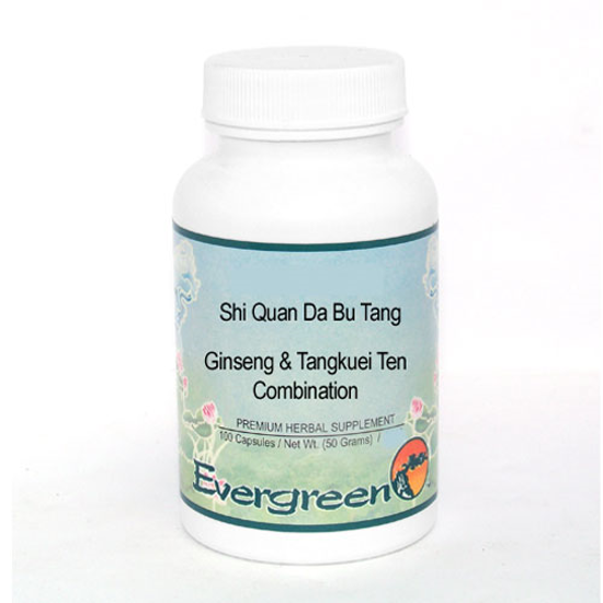 Picture of Shi Quan Da Bu Tang Evergreen Capsules 100's                