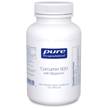 Picture of Curcumin 500 w/ Bioperine by Pure Encapsulations            