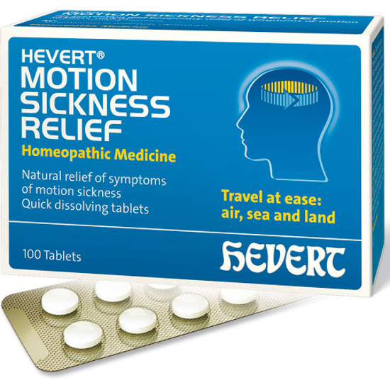 Picture of Motion Sickness Relief 100 tabs, Hevert Pharmaceuticals     