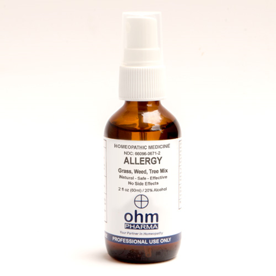 Picture of Allergy Grass/Weed/Trees Mix 2 oz. Spray, Ohm Pharma        