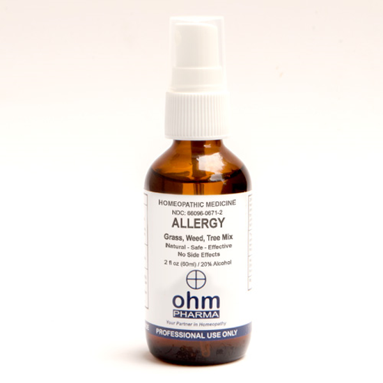 Picture of Allergy Grass/Weed/Trees Mix 2 oz. Spray, Ohm Pharma