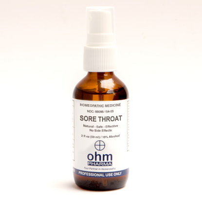 Picture of Sore Throat 2 oz. Spray, Ohm Pharma
