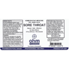 Picture of Sore Throat 2 oz. Spray, Ohm Pharma