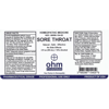 Picture of Sore Throat 2 oz. Spray, Ohm Pharma                         