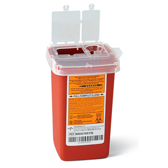 Picture of Sharps (1) Quart Needle Disposal Container                  